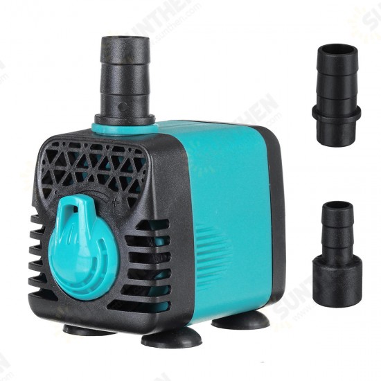 110V 60HZ Submersible Pump 600-3000L/H 200cm Ultra-quiet Water Pump Fountain Pump with Power Cord For Fish Tank Pond