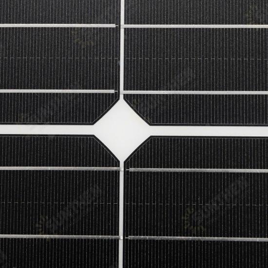 120W 18V Monocrystalline Silicon Semi-flexible Solar Panel Battery Charger with MC4Connector