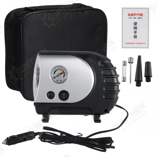 12V Auto Car Tire Inflator Pump Tyre Air Compressor Portable Heavy Duty Digital Display Tire Inflator Air Pump