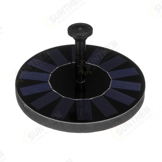 1.4W Solar Bird Bath Pump Fountain Solar Powered Fountain Floating Birdbath Water Pumps