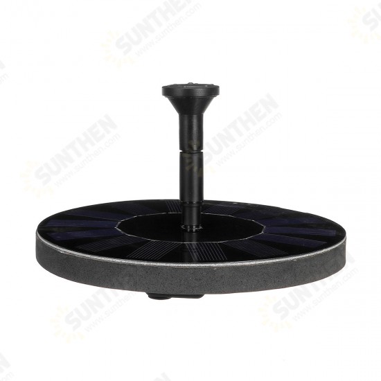 1.4W Solar Bird Bath Pump Fountain Solar Powered Fountain Floating Birdbath Water Pumps