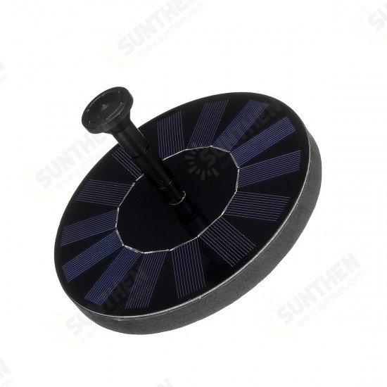 1.4W Solar Bird Bath Pump Fountain Solar Powered Fountain Floating Birdbath Water Pumps