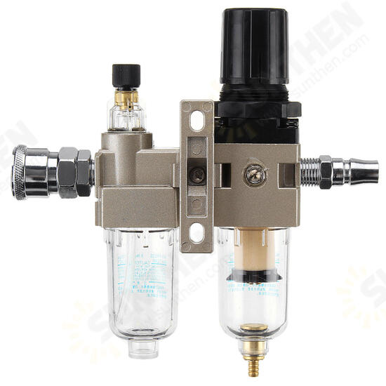 150Psi Manual Pneumatic Air Pressure Filter Regulator Compressor Oil Water Separator