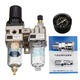 150Psi Manual Pneumatic Air Pressure Filter Regulator Compressor Oil Water Separator 150Psi Manual Pneumatic Air Pressure Filter Regulator Compressor Oil Water Separator