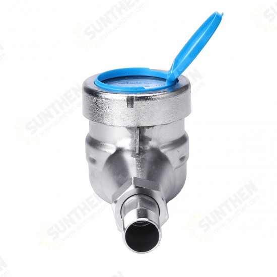 15/20mm Steel Wet Cold Water Flow Meter Measuring Tap Table Counter Home Garden Tools