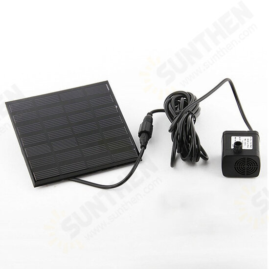 180 L/h 1.2W Solar Power Water Pump Fountain Bird Bath Pond Submersible Pump