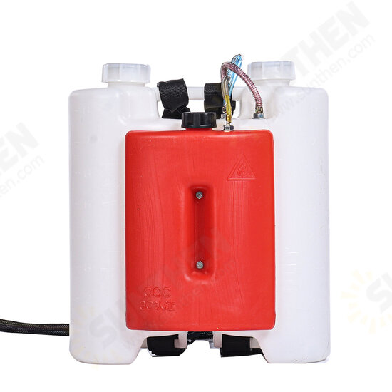 180K Pulse Type Electric Thermal Fogger Water Mist Smoke Sprayer Fogger Agricultural Fog Machine Titanium Alloy Double Tube With 12V Lithium Battery