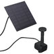 180L/H 1.2W 7V Solar Water Panel Power Fountain Pump Garden Pond Watering Submersible Water Pump