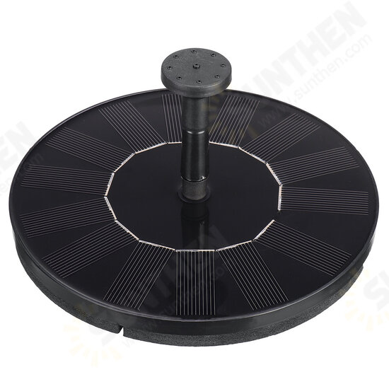 180L/H 1.2W 7V Solar Water Panel Power Fountain Pump Garden Pond Watering Submersible Water Pump