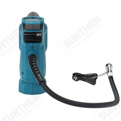 18V 120psi 830kpa Portable Electric Air Pump LED Light Outdoor Usage for Makita 18V Battery with EU Plug 18V 120psi 830kpa Portable Electric Air Pump LED Light Outdoor Usage for Makita 18V Battery with EU Plug