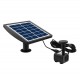 200L/H Outdoor Solar Powered Water Fountain Pump For Pool Garden Sprinkler Pond