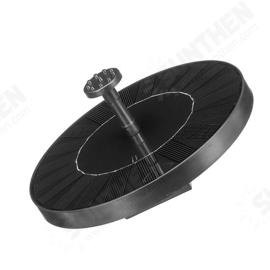 2.0W Solar Fountain Solar Birdbath Fountain Solar Powered Fountain Pump Solar Water Fountain for Pool Pond Garden Fish Tank Aquarium