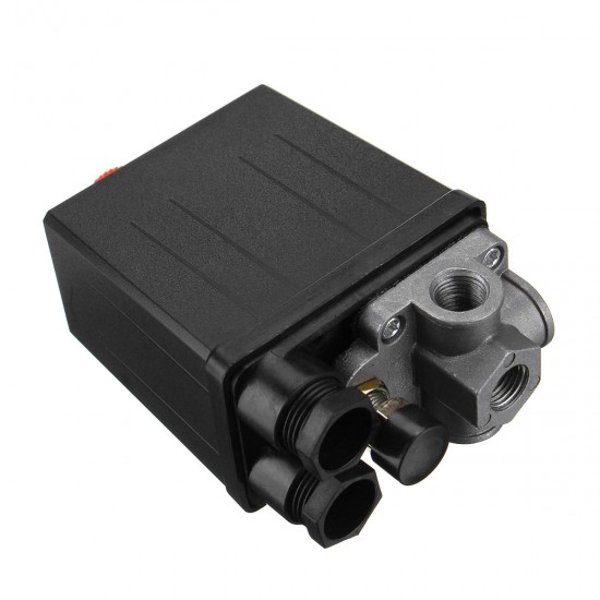 220V / 380V Air Compressor With Pressure Switch Control Valve Regulator Gauges