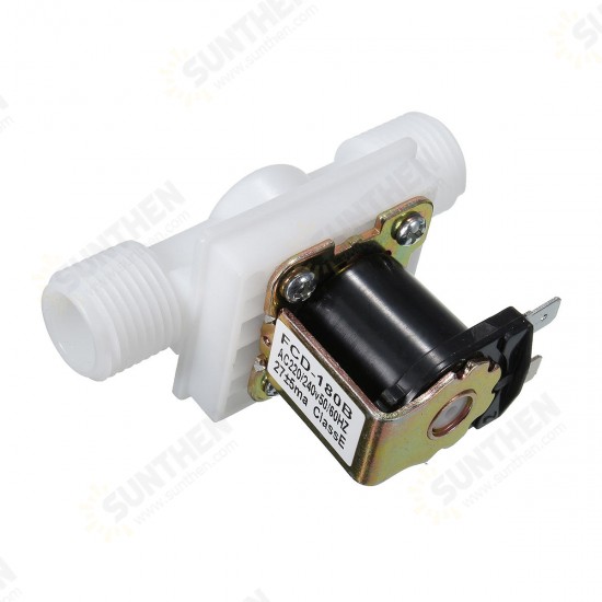220V 1/2inch N/C Normally Closed Electric Solenoid Valve Water Air Inlet Flow Switch 220V 1/2inch N/C Normally Closed Electric Solenoid Valve Water Air Inlet Flow Switch