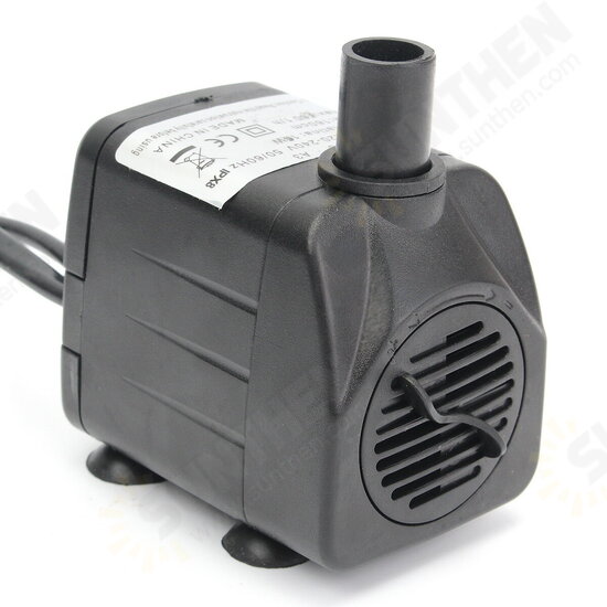 220V 50Hz/60Hz 420L/h LED Light Submersible Water Pump Aquariums Fish Pond Fountain Sump Waterfall