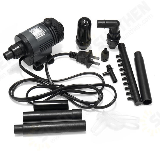 220V 6W/10W/14W 3 In 1 Aquarium Wave Power Internal Purifier Filter Oxygen Water Pump Fish Tank