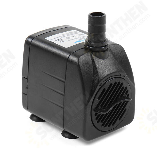 220V Mini Quiet Submersible Water Pump Aquarium Oxygen Pump Water Fish Tank LED Colorful Pump