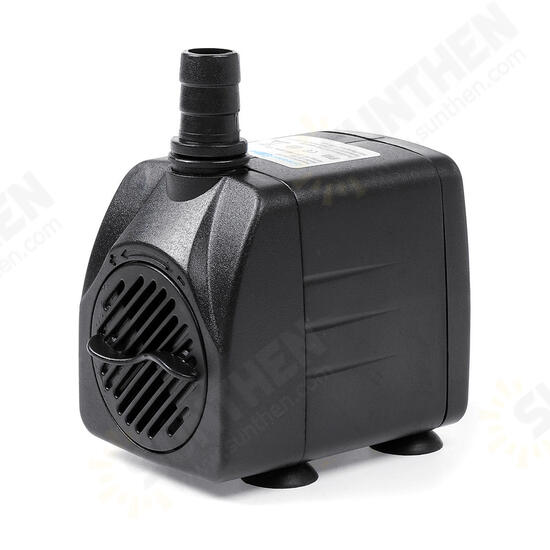 220V Mini Quiet Submersible Water Pump Aquarium Oxygen Pump Water Fish Tank LED Colorful Pump