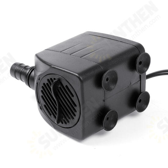 220V Mini Quiet Submersible Water Pump Aquarium Oxygen Pump Water Fish Tank LED Colorful Pump