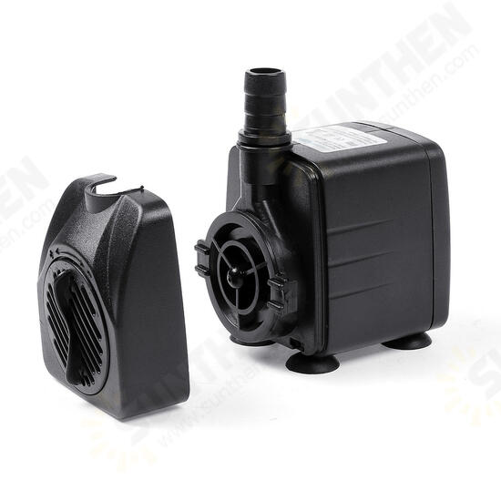 220V Mini Quiet Submersible Water Pump Aquarium Oxygen Pump Water Fish Tank LED Colorful Pump