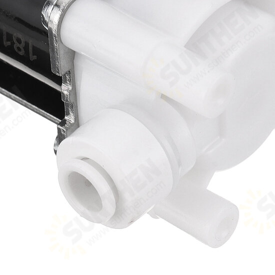 24V 1/4 Inch RO Water Purifier Inlet Water Solenoid Valve 2 Electromagnetic Valve for RO Reverse Osmosis Pure System