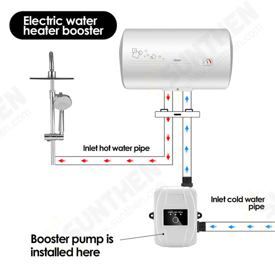 24V 150W Household Booster Pump Integrated Booster Pump Connector