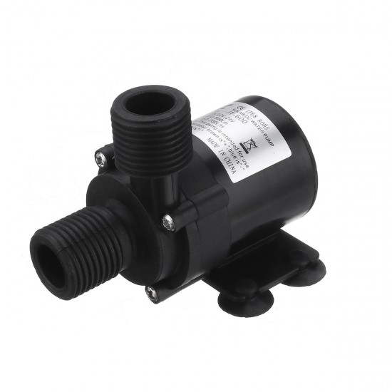 24V/12V Hot Water Pump for Circulating Micro DC Water Pump With 1/2 Inch Threaded Multifunction Brushless Quiet Submersible Pump Electromagnetic Booster Pump