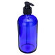 250ml/500ml Blue Glass Bottle With Pump Cap Water Sprayer Essential Oil Bottle