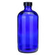 250ml/500ml Blue Glass Bottle With Pump Cap Water Sprayer Essential Oil Bottle