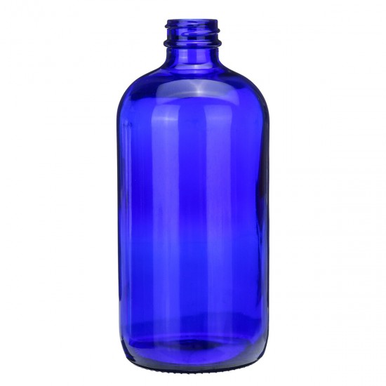 250ml/500ml Blue Glass Bottle With Pump Cap Water Sprayer Essential Oil Bottle