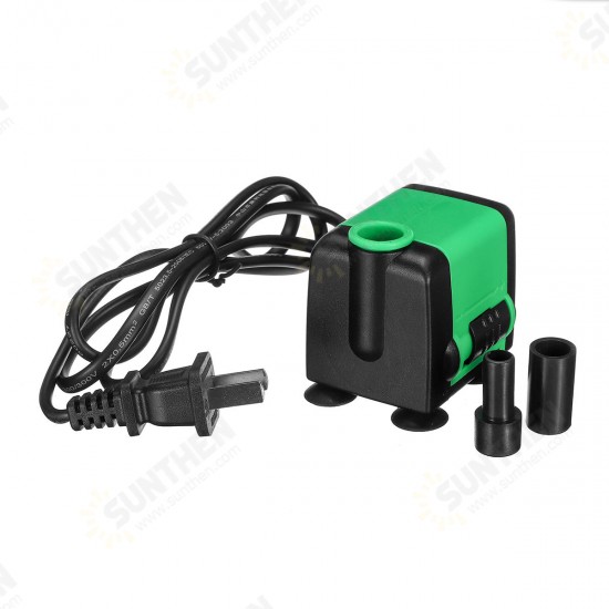 3-75W Adjustable Submersible Water Pump Quiet Detachable Aquarium Fish Pond Tank Fountain Water Pump with Suction Cups 3-75W Adjustable Submersible Water Pump Quiet Detachable Aquarium Fish Pond Tank Fountain Water Pump with Suction Cups