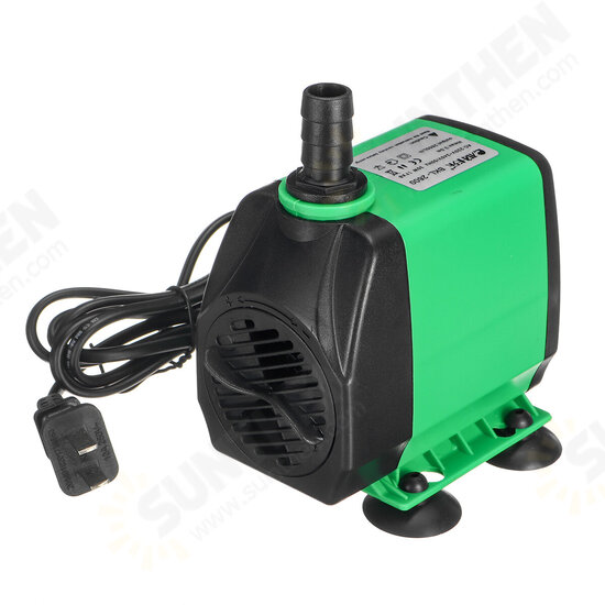 3-75W Adjustable Submersible Water Pump Quiet Detachable Aquarium Fish Pond Tank Fountain Water Pump with Suction Cups