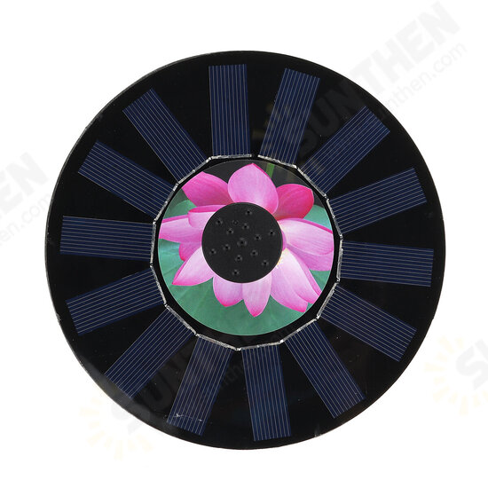 30-50cm Solar Panel Powered Garden Pond Floating Fountain Water Pump Outdoor 30-50cm Solar Panel Powered Garden Pond Floating Fountain Water Pump Outdoor