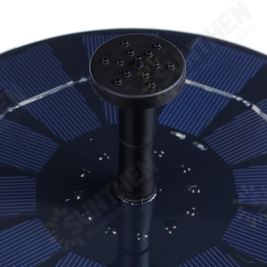 300L/H Solar Power Bird Bath fountain Floating Pond Water Pump Bird Feeder