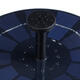 300L/H Solar Power Bird Bath fountain Floating Pond Water Pump Bird Feeder