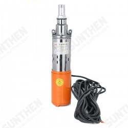48V/60V 1.2M3/H 55M Max Lift Deep Well Pump Submersible Water Pump Solar Energy