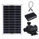 50W Solar Panel Powered Water Pump Pond Garden Water Submersibles Water Pumps