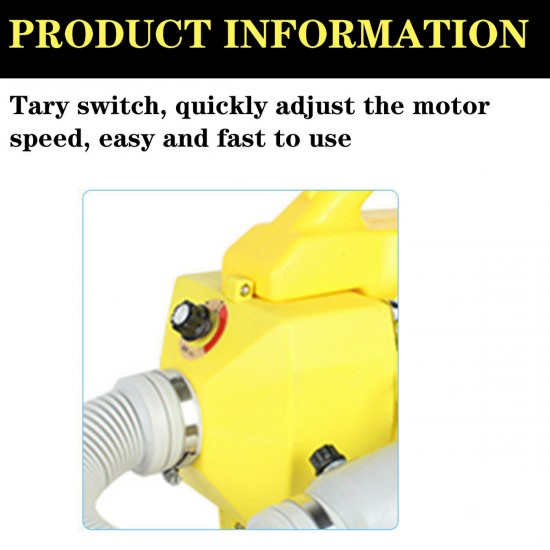 5L 1000W Electric ULV Fogger Sprayer Intelligent Disinfection For Indoor-Outdoor Up to 3-8m