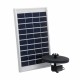 5W Solar Power Panel Water Pump 380L/H Garden Landscape Floating Fountain