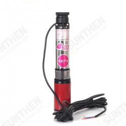 600W 1Inch 12V 24V DC Submersible Deep Well Pump 6m3/h Solar Powered Deep Well Water Pump