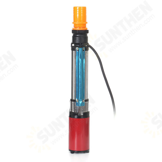 600W 1Inch 12V 24V DC Submersible Deep Well Pump 6m3/h Solar Powered Deep Well Water Pump