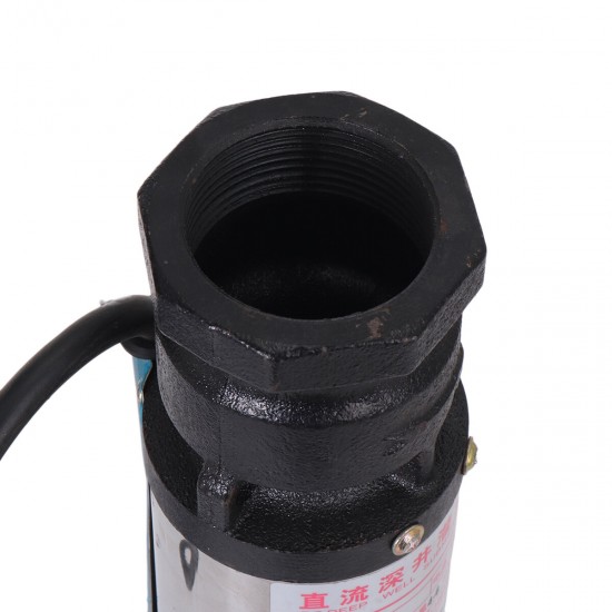 600W 1Inch 12V 24V DC Submersible Deep Well Pump 6m3/h Solar Powered Deep Well Water Pump