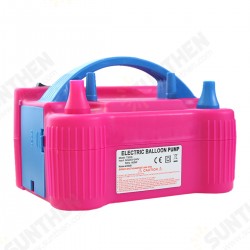 600W Portable Two Nozzle Color Air Blower Electric Balloon Inflator Pump 600W Portable Two Nozzle Color Air Blower Electric Balloon Inflator Pump