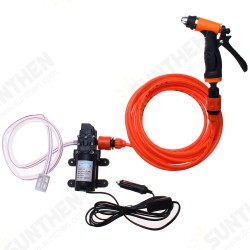 70W 12V Portable Electric High Pressure Car Washer Self-priming Pump 70W 12V Portable Electric High Pressure Car Washer Self-priming Pump