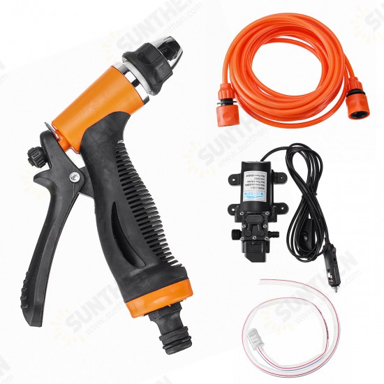 70W 12V Portable Electric High Pressure Car Washer Self-priming Pump