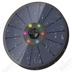 7V 160mm LED Colors Solar Fountain 4-in-1 Nozzle 3W Solar Powered Fountain Pump Solar Bird Bath Fountain for Bird Bath Pond 7V 160mm LED Colors Solar Fountain 4-in-1 Nozzle 3W Solar Powered Fountain Pump Solar Bird Bath Fountain for Bird Bath Pond