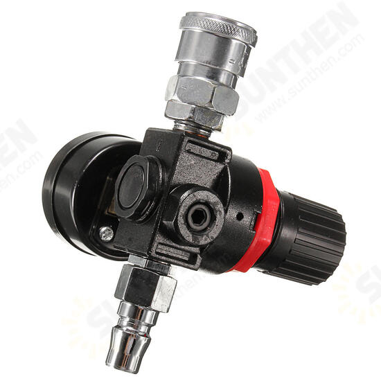 Air Pressure Regulator Gauge Regulator Pressure Regulating Valve for Spray Gun