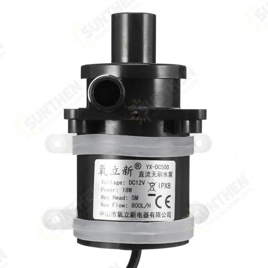 DC 12V Brushless Water Pump Submersible Water Pump Micro Brushless Motor Pump Fish Tank Pond Filter Pumps