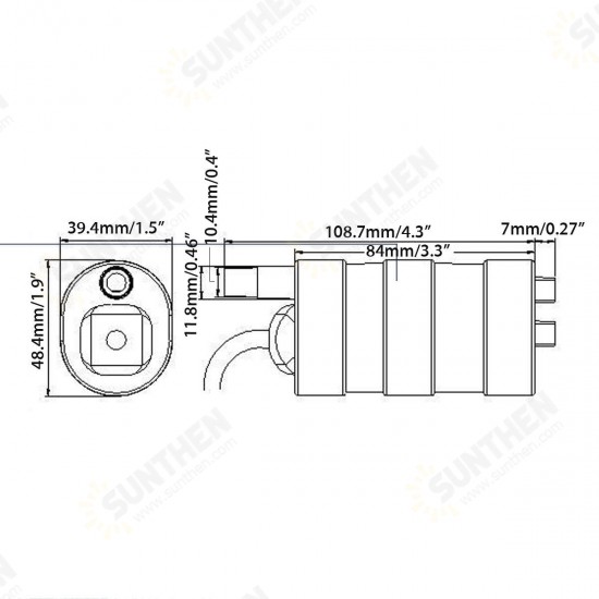 DC 12V Pump Solar Brushless Magnetic Submersible Water Pump 5M 1000L/H Fish Pond Garden Boat