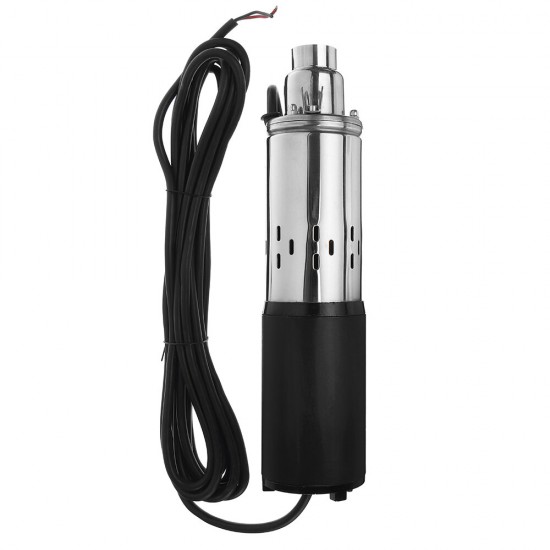 DC 12V/24V 3m3/h 200W Peak Solar Submersible Pump Stainless Steel Deep Well Water Pump